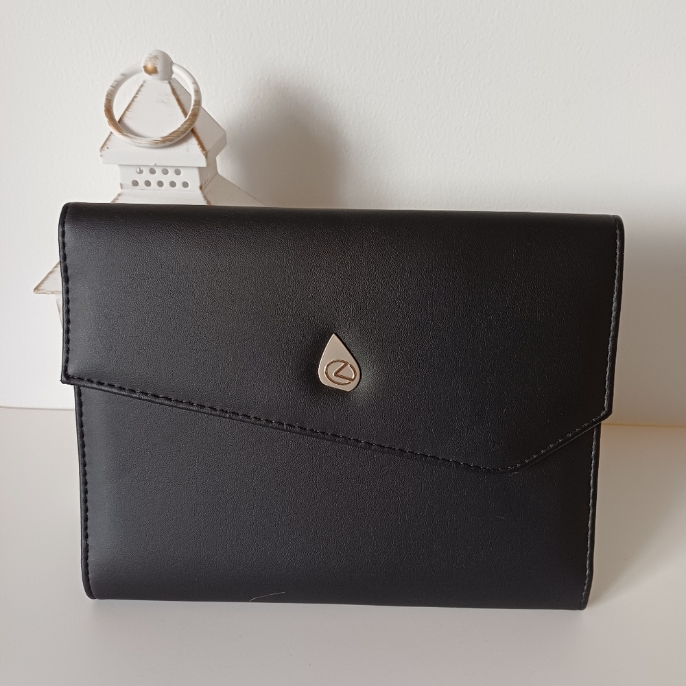Black Lexus Leather Folio Case